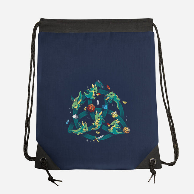 Celtic Dragon-None-Drawstring-Bag-Vallina84
