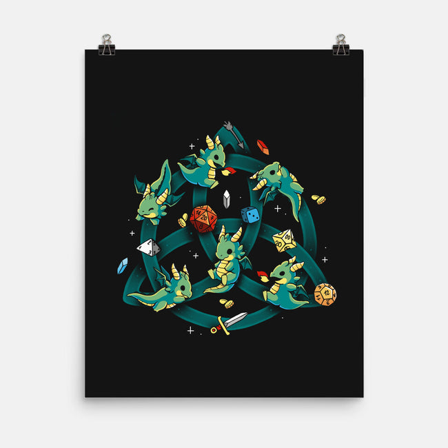 Celtic Dragon-None-Matte-Poster-Vallina84