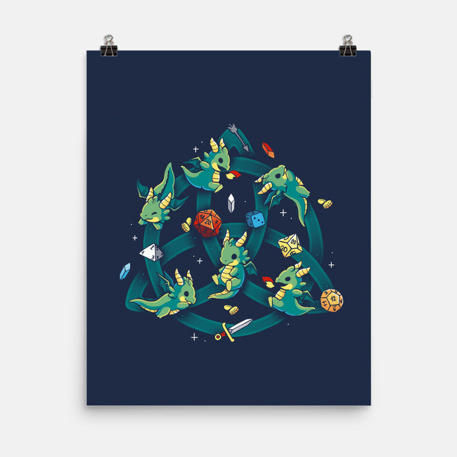 Celtic Dragon-None-Matte-Poster-Vallina84