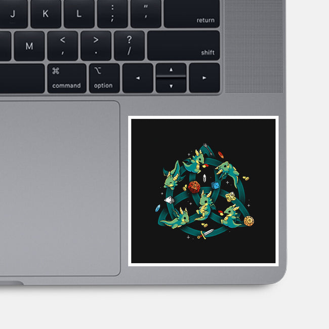 Celtic Dragon-None-Glossy-Sticker-Vallina84