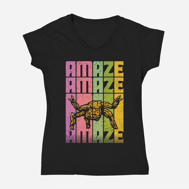 Amaze-Womens-V-Neck-Tee-kg07