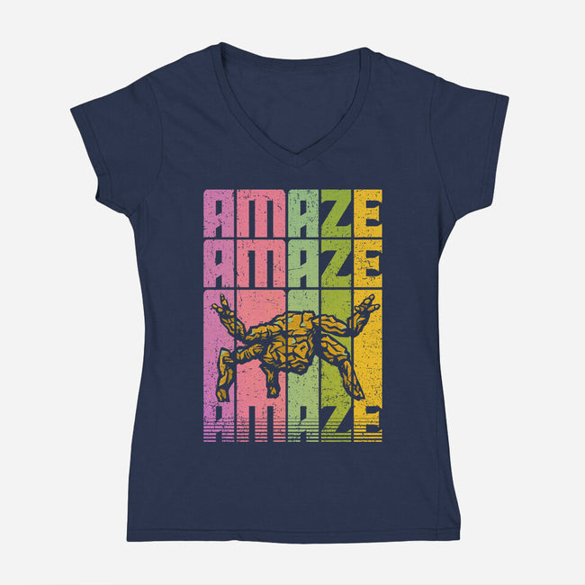 Amaze-Womens-V-Neck-Tee-kg07