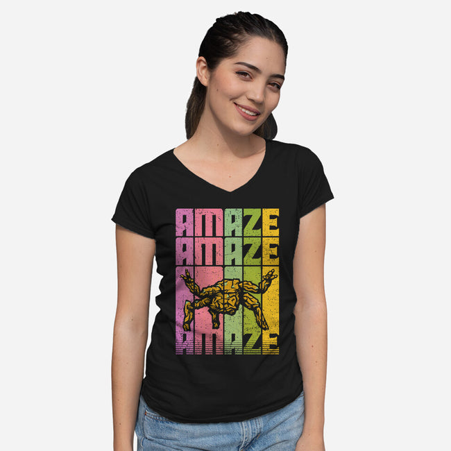 Amaze-Womens-V-Neck-Tee-kg07