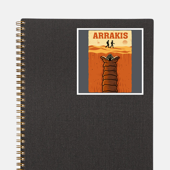 Desert Attack Arrakis-None-Glossy-Sticker-erion_designs