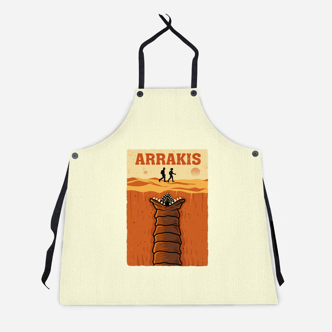 Desert Attack Arrakis-Unisex-Kitchen-Apron-erion_designs