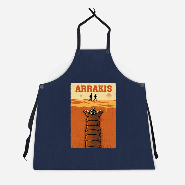 Desert Attack Arrakis-Unisex-Kitchen-Apron-erion_designs