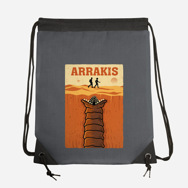 Desert Attack Arrakis-None-Drawstring-Bag-erion_designs