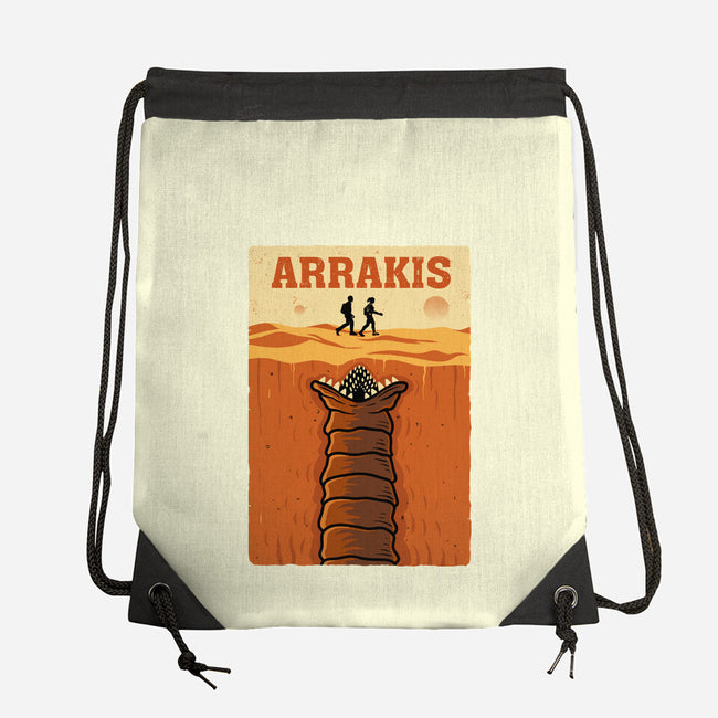 Desert Attack Arrakis-None-Drawstring-Bag-erion_designs