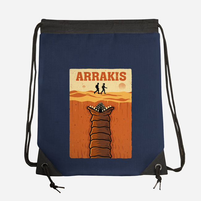 Desert Attack Arrakis-None-Drawstring-Bag-erion_designs