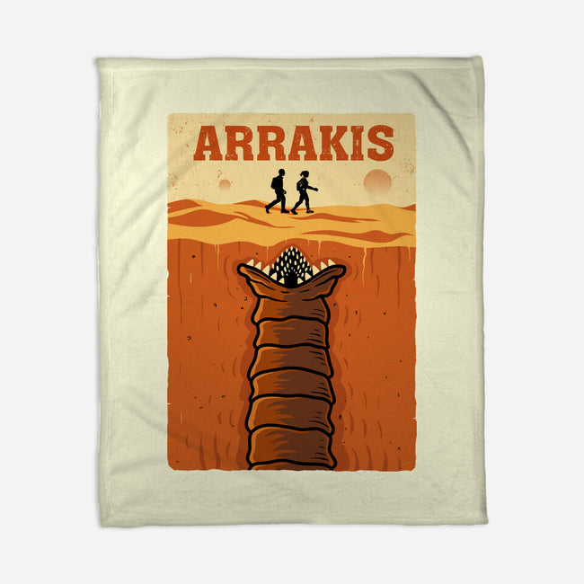 Desert Attack Arrakis-None-Fleece-Blanket-erion_designs