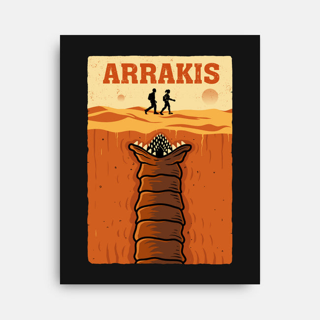 Desert Attack Arrakis-None-Stretched-Canvas-erion_designs
