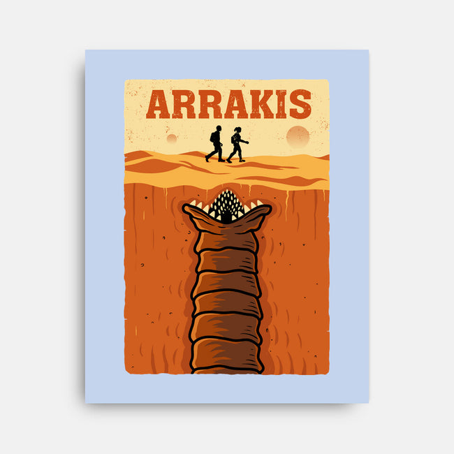 Desert Attack Arrakis-None-Stretched-Canvas-erion_designs