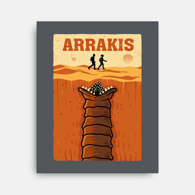 Desert Attack Arrakis-None-Stretched-Canvas-erion_designs