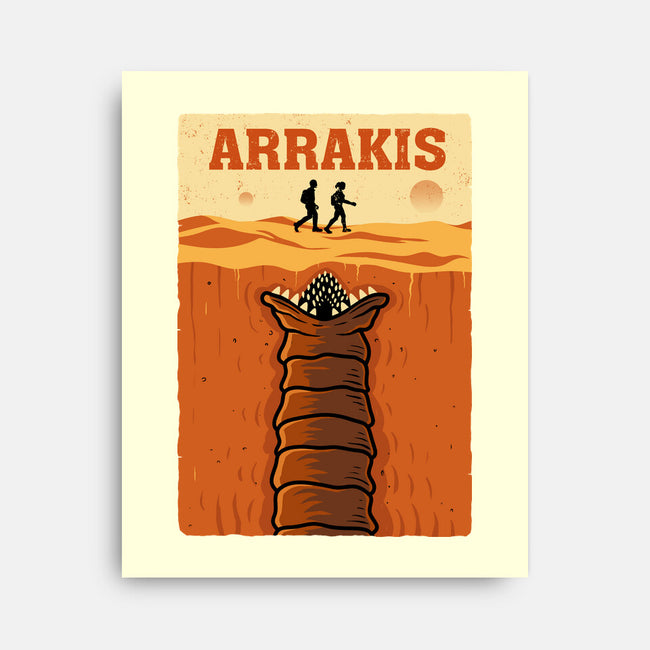 Desert Attack Arrakis-None-Stretched-Canvas-erion_designs