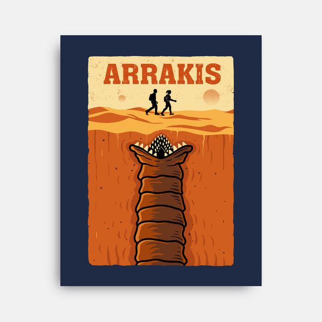 Desert Attack Arrakis-None-Stretched-Canvas-erion_designs