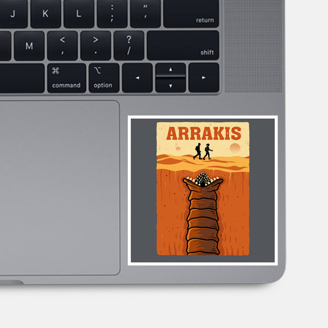 Desert Attack Arrakis-None-Glossy-Sticker-erion_designs