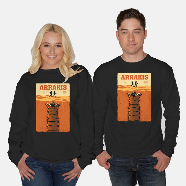 Desert Attack Arrakis-Unisex-Crew Neck-Sweatshirt-erion_designs