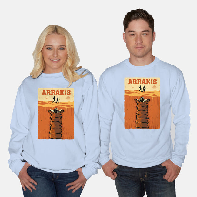Desert Attack Arrakis-Unisex-Crew Neck-Sweatshirt-erion_designs