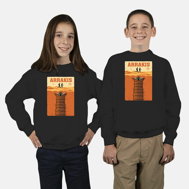 Desert Attack Arrakis-Youth-Crew Neck-Sweatshirt-erion_designs