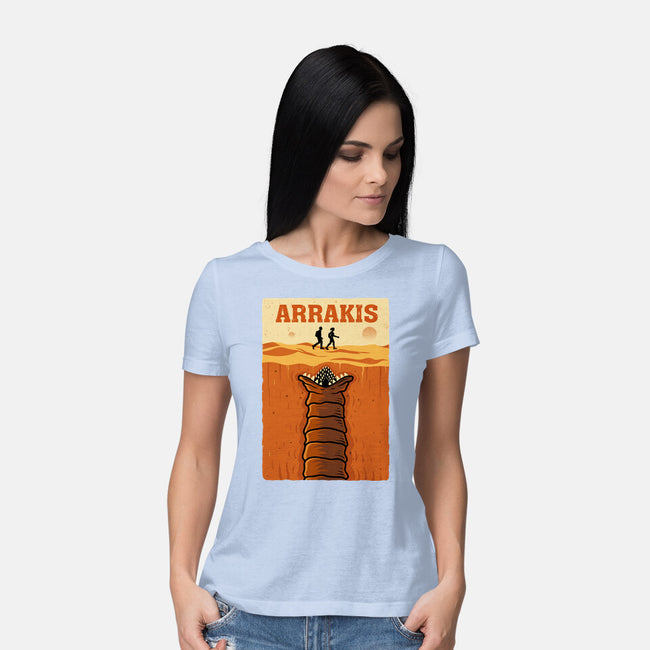 Desert Attack Arrakis-Womens-Basic-Tee-erion_designs