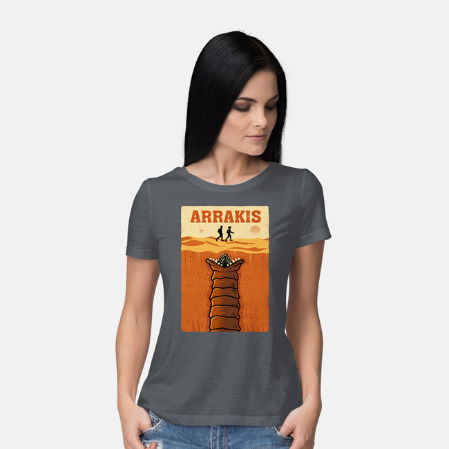 Desert Attack Arrakis-Womens-Basic-Tee-erion_designs