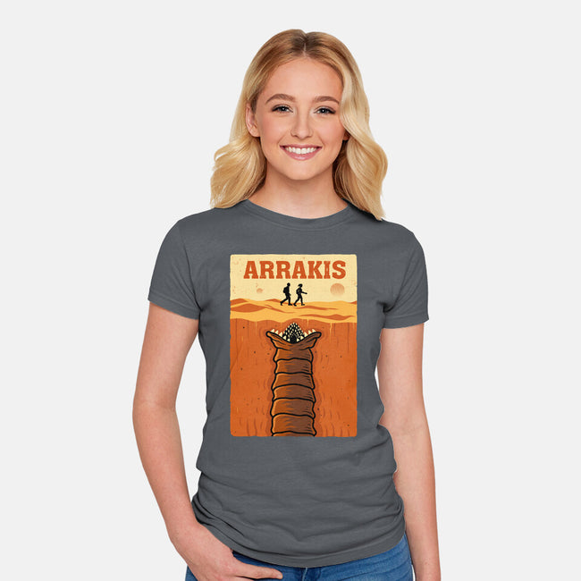 Desert Attack Arrakis-Womens-Fitted-Tee-erion_designs