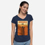 Desert Attack Arrakis-Womens-V-Neck-Tee-erion_designs