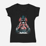 Retro Burton-Womens-V-Neck-Tee-zascanauta