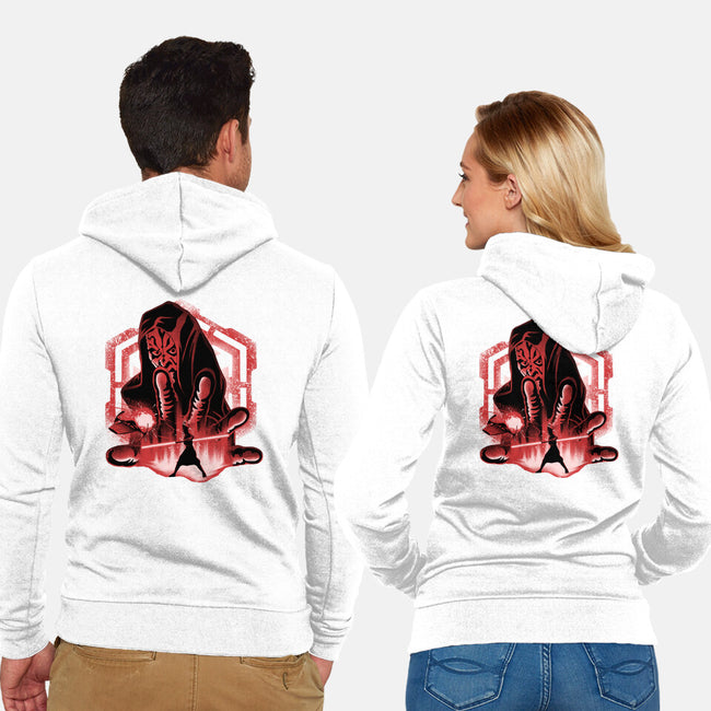 Hand Of Vengeance-Unisex-Zip-Up-Sweatshirt-rmatix