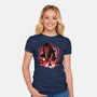Hand Of Vengeance-Womens-Fitted-Tee-rmatix