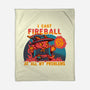 I Cast Fireball At All Problems-None-Fleece-Blanket-TechraNova