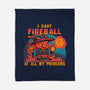 I Cast Fireball At All Problems-None-Fleece-Blanket-TechraNova