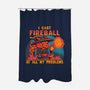 I Cast Fireball At All Problems-None-Polyester-Shower Curtain-TechraNova