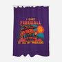 I Cast Fireball At All Problems-None-Polyester-Shower Curtain-TechraNova