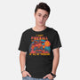 I Cast Fireball At All Problems-Mens-Basic-Tee-TechraNova
