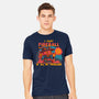 I Cast Fireball At All Problems-Mens-Heavyweight-Tee-TechraNova