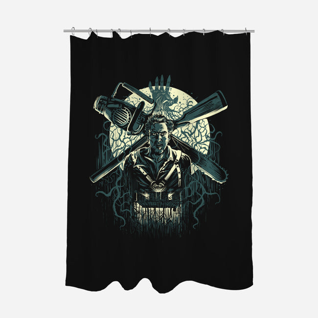 Retro Ash-None-Polyester-Shower Curtain-zascanauta