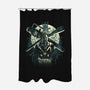 Retro Ash-None-Polyester-Shower Curtain-zascanauta