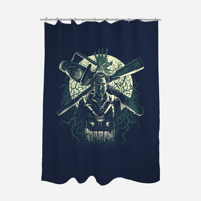 Retro Ash-None-Polyester-Shower Curtain-zascanauta