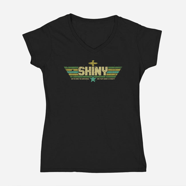Top Bowncoat-Womens-V-Neck-Tee-retrodivision