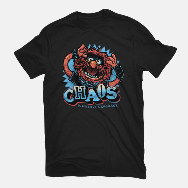 Chaos Is My Love Language-Youth-Basic-Tee-glitchygorilla