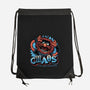 Chaos Is My Love Language-None-Drawstring-Bag-glitchygorilla
