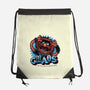 Chaos Is My Love Language-None-Drawstring-Bag-glitchygorilla