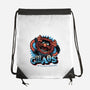 Chaos Is My Love Language-None-Drawstring-Bag-glitchygorilla