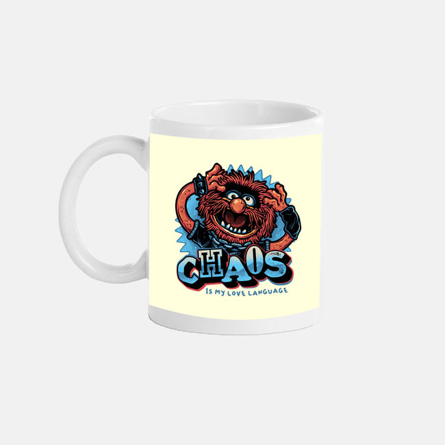 Chaos Is My Love Language-None-Mug-Drinkware-glitchygorilla