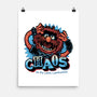 Chaos Is My Love Language-None-Matte-Poster-glitchygorilla