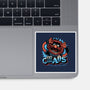 Chaos Is My Love Language-None-Glossy-Sticker-glitchygorilla