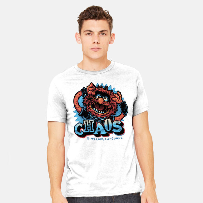 Chaos Is My Love Language-Mens-Heavyweight-Tee-glitchygorilla
