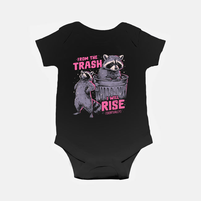 Rise From The Trash-Baby-Basic-Onesie-eduely