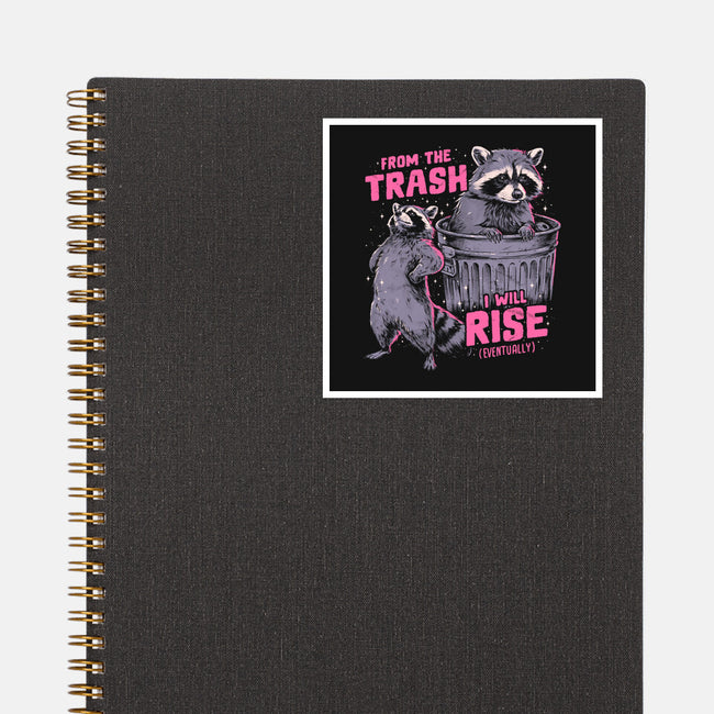 Rise From The Trash-None-Glossy-Sticker-eduely